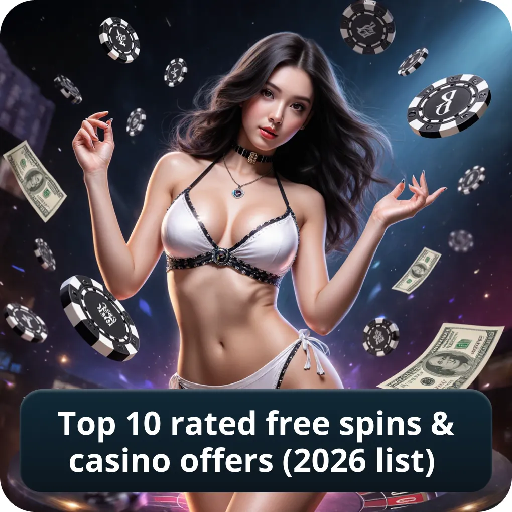 Top 10 rated free spins & casino offers (2026 list)